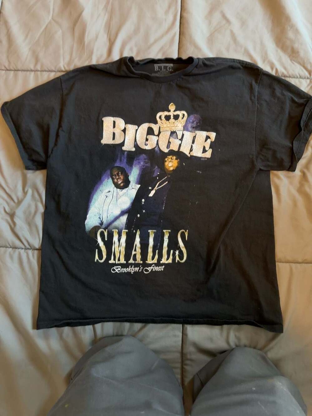 The Notorious B.I.G. Biggie Smalls Brooklyn's Finest Graphic T-Shirt